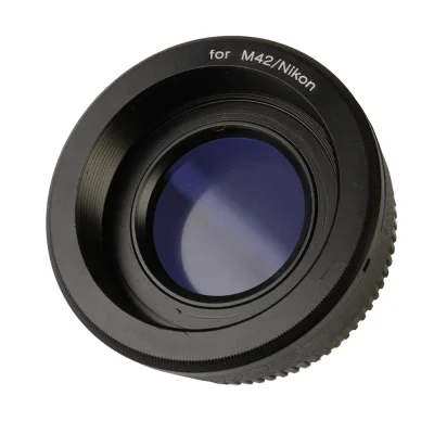 Кольцо переходное M42 на Nikon с линзой