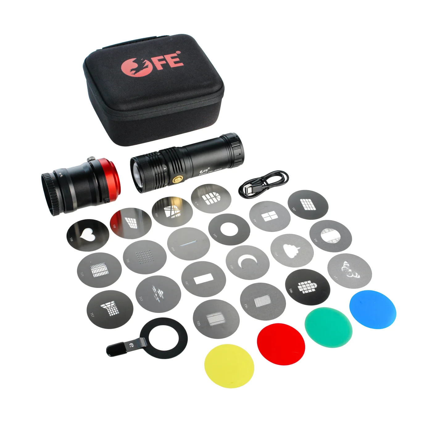 Осветитель проекционный FalconEyes Flash FP-40W Kit2 фотофонарь