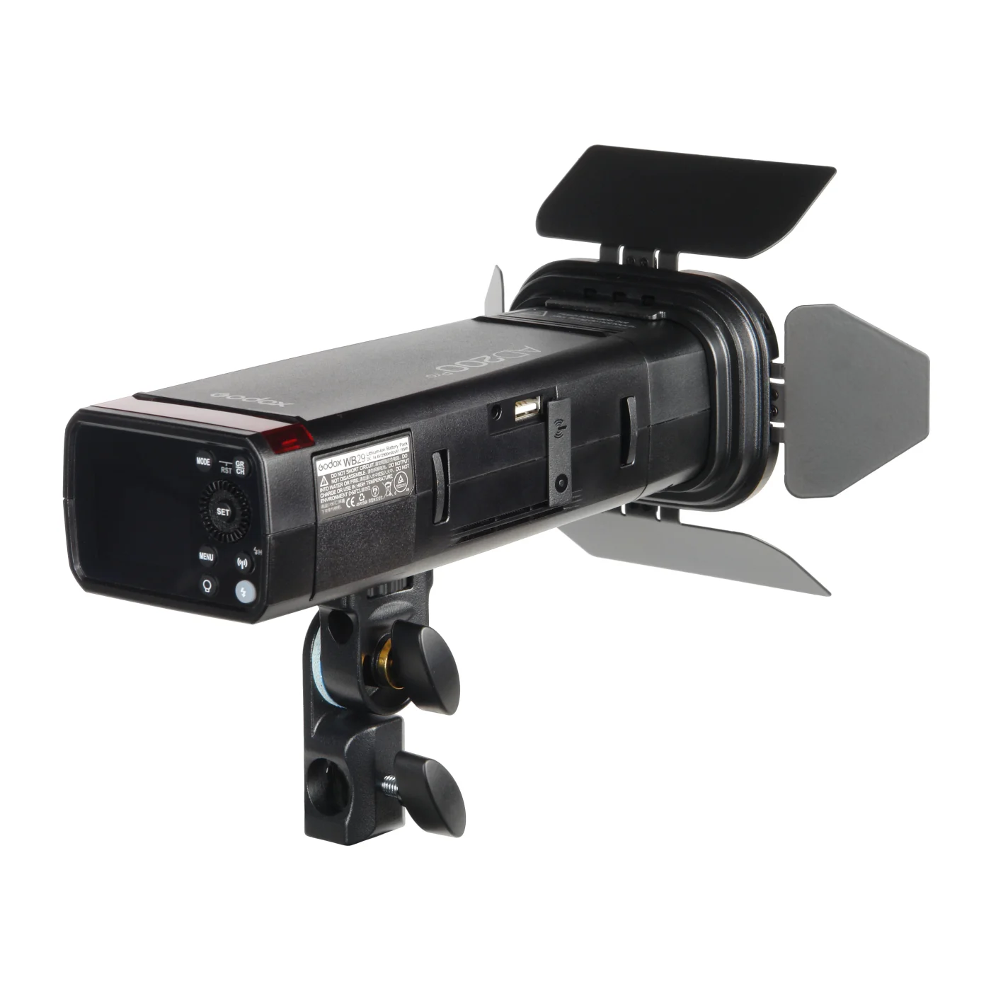 Вспышка аккумуляторная Godox Witstro AD200Pro (со шторками BD-07)