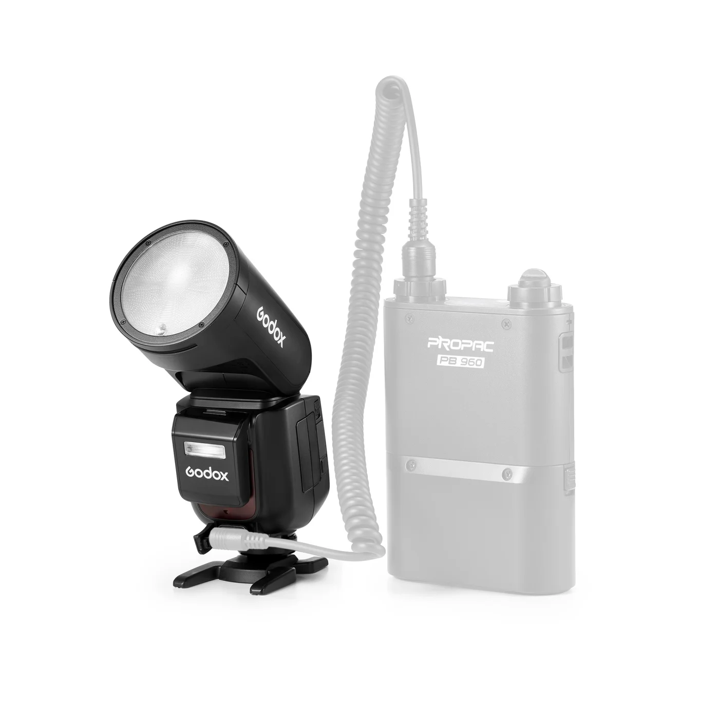 Вспышка накамерная Godox V1Pro C TTL для Canon
