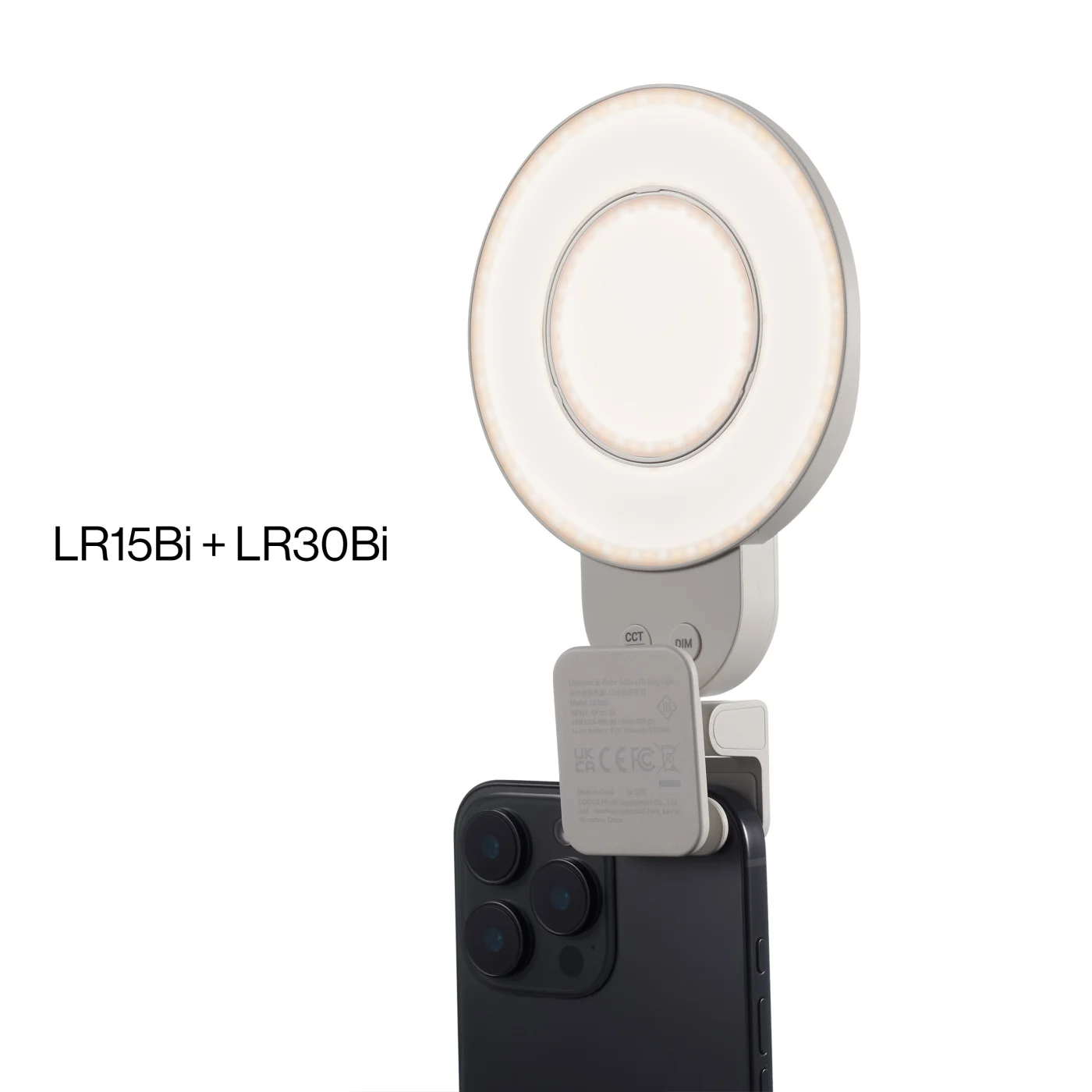 Осветитель светодиодный Godox LITEMONS LR15Bi круглый для смартфона