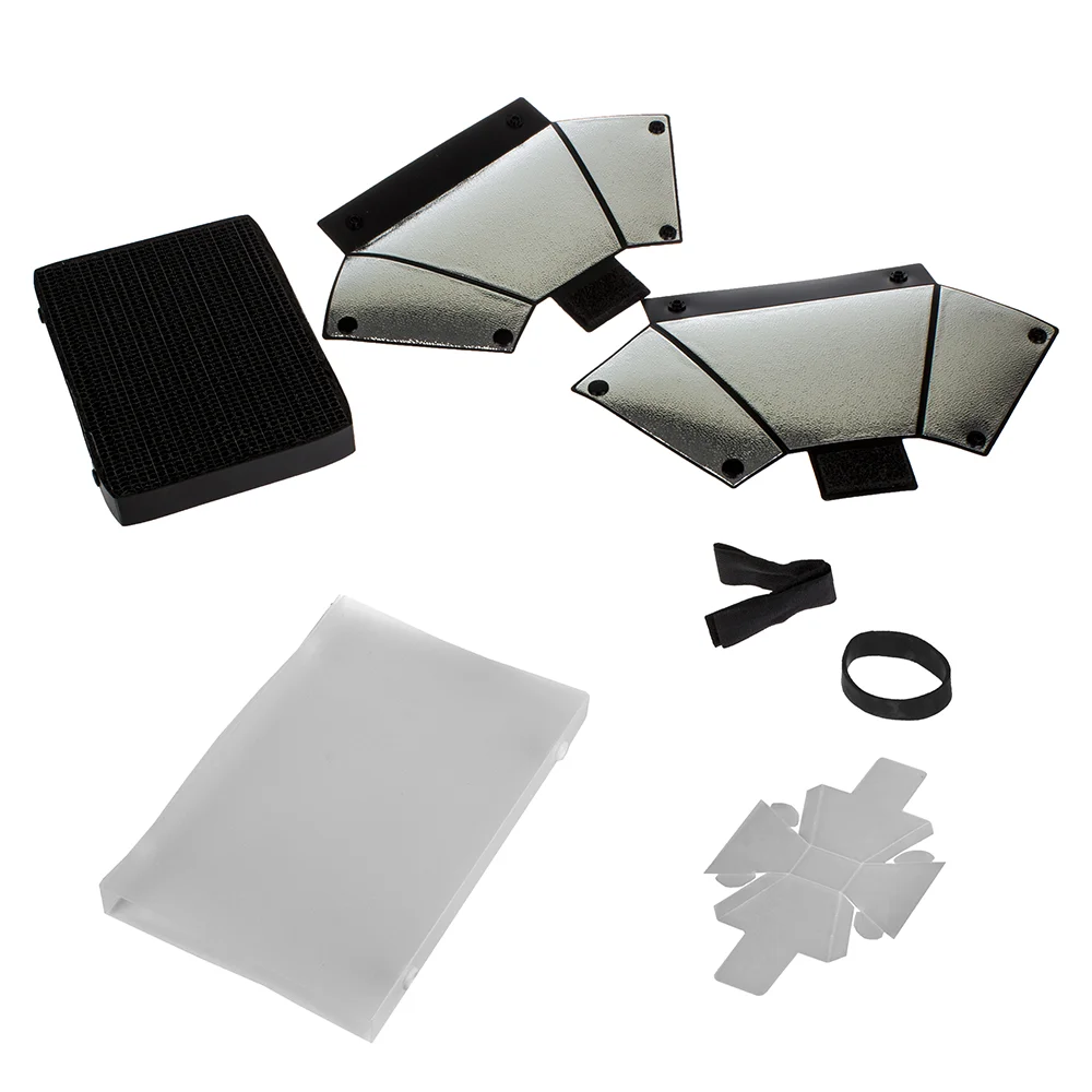Отражатель Falcon Eyes SR-CA kit с рассеив. и сот. нас. для накамер. вспышки