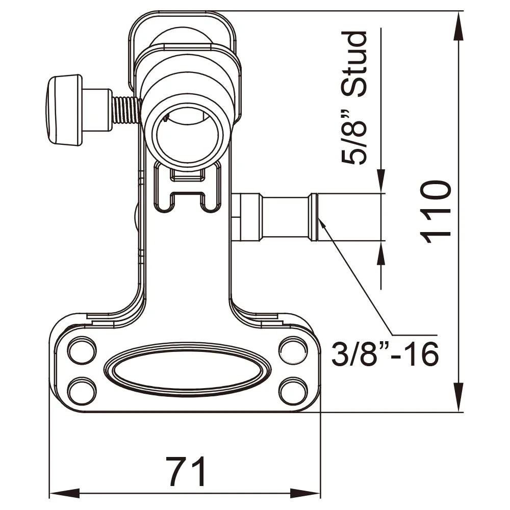 Зажим KUPO KCP-350 MINI ALLI CLAMP