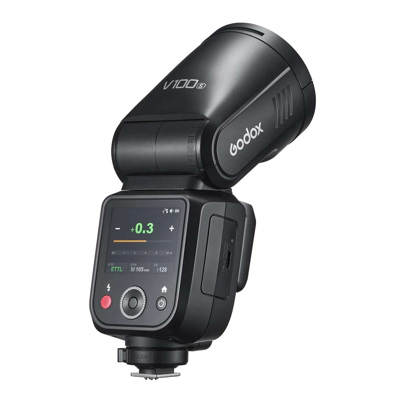 Вспышка накамерная Godox V100S TTL с круглой головкой для Sony