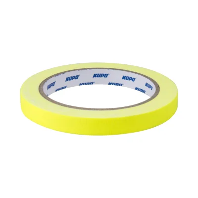 Лента клейкая KUPO CSS-1215Y CLOTH SPIKE TAPE желтая