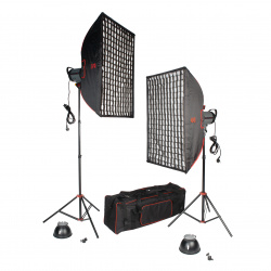 Комплект галогенных осветителей Falcon Eyes QLBK-1000 v2.0 Комплект галогенных осветителей Falcon Eyes QLBK-1000 v2.0