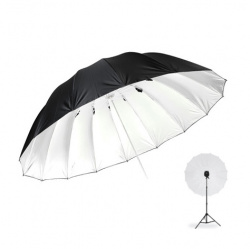 Фотозонт Godox UB-L3 185cm серебро/черный Фотозонт Godox UB-L3 185cm серебро/черный