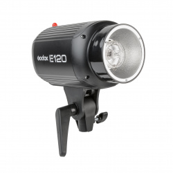 На фото изображено Вспышка студийная Godox E120