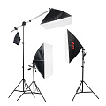На фото изображено Комплект студийного оборудования Falcon Eyes KeyLight 325LED SB5070 KIT (уценка 01)