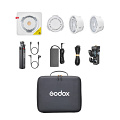 На фото изображено Осветитель светодиодный Godox ML100R Kit3 (с BG02)