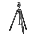 На фото изображено Штатив Falcon Eyes StudioLine Pro 1800С 3GH-4 с редукторной головкой