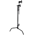 На фото изображено Стойка со штангой KUPO CT-20MKB MASTER C-STAND TURTLE BASE GRIP ARM