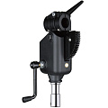 На фото изображено Головка KUPO KCP-646 HEAVY DUTY TILT HEAD W/ CRANK HANDLE наклонная для паразонта