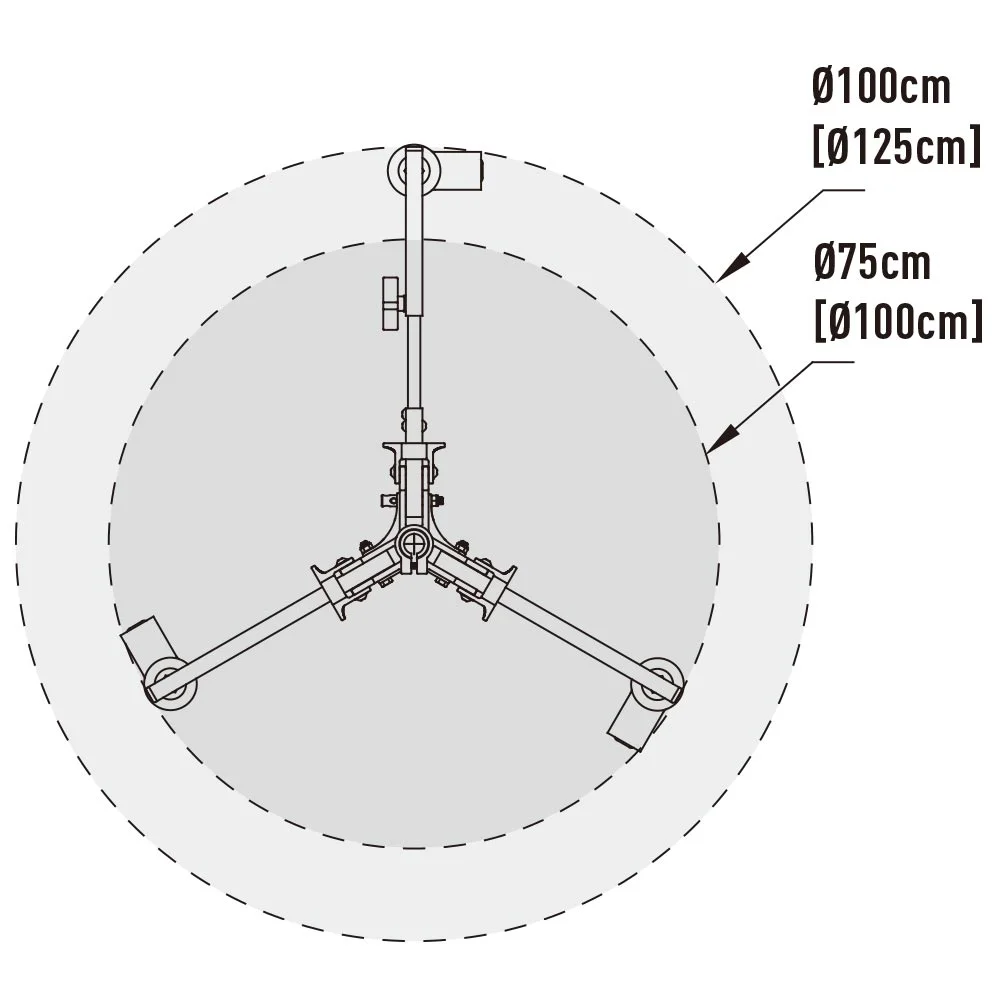 База на колесах KUPO 340 ROLLER STAND BASE