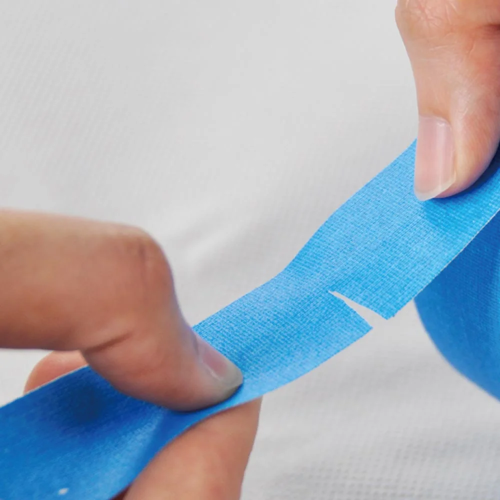 Лента клейкая KUPO CSS-1215BU CLOTH SPIKE TAPE синяя