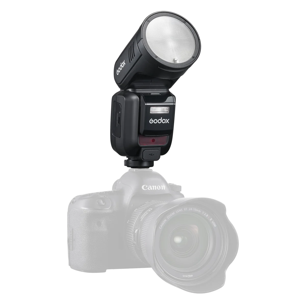 Вспышка накамерная Godox V100O TTL с круглой головкой для Olympus/Panasonic