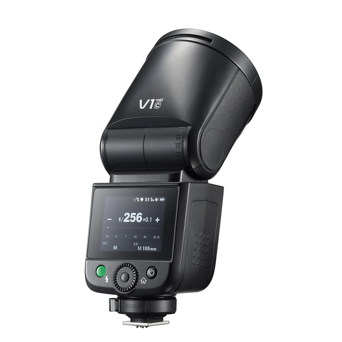 Вспышка накамерная Godox V1mid C TTL с круглой головкой для Canon
