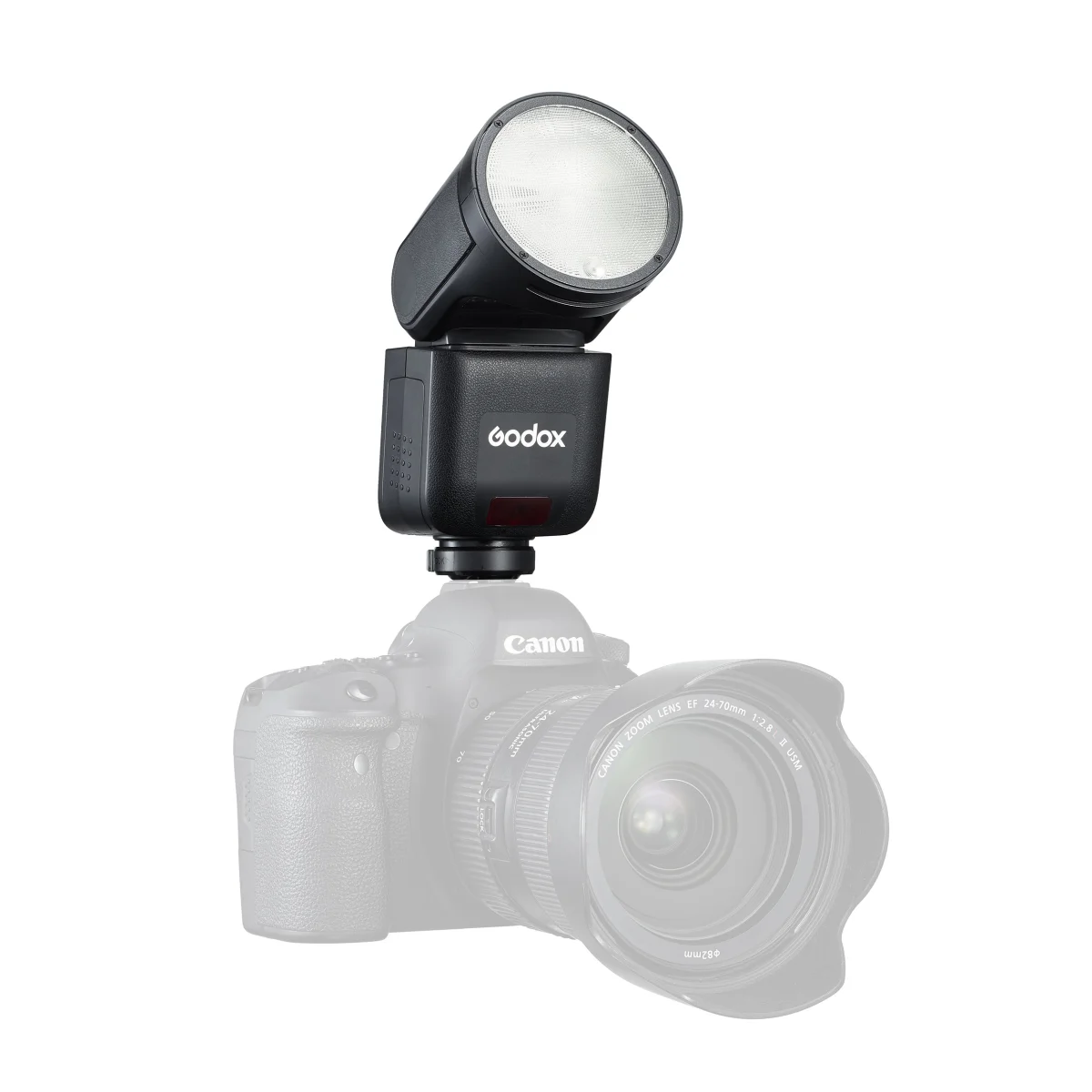 Вспышка накамерная Godox V1mid N TTL с круглой головкой для Nikon