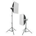 На фото изображено Комплект студийного оборудования Falcon Eyes KeyLight III 2150D SB KIT